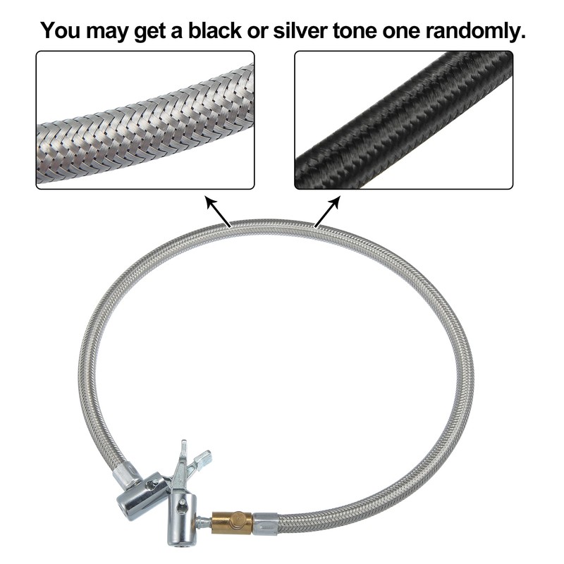 X AUTOHAUX 2pcs 24" Lock Air Chuck with Air Release