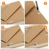 Sourcing Map 200Pcs Transparent White Picture Frame Backing Hardware Clip