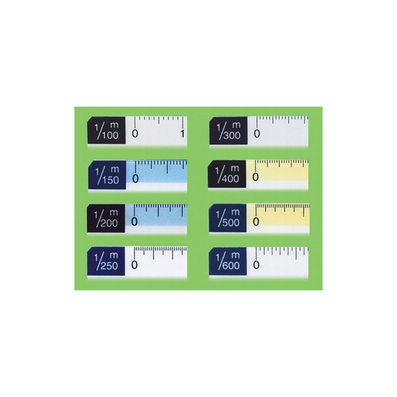 Shinwa Sokutei 75745 Folding Scale, 8 Sides, 5.9 inches (15
