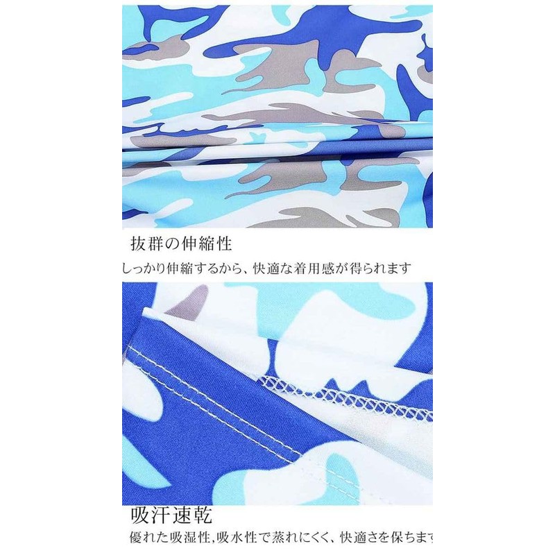 [YAYUPLUS] フェイスマスク 冷感 耳かけ ひんやり フェイスカバー ラッシュガード UVカット 水着マスク ネックガード