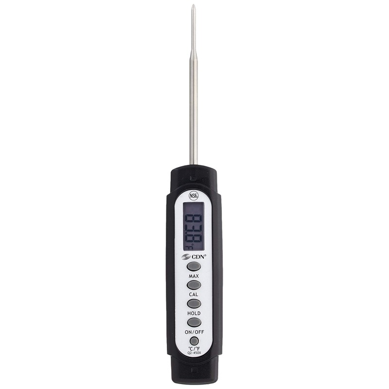 CDN Proaccurate Quick-Read Pocket Thermometer, Black/Red