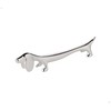 EDZARD 6er Set Messerbank Hund (L 9 cm) in Silber