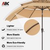 ABCCANOPY 11Ft 3 Tiers Market Umbrella, Outdoor Table Umbrella for