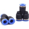 Zwelocy Y Shape Push Fitting Push to Connect Quick Fitting,