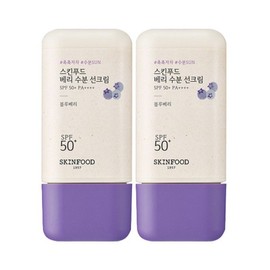 skin food Meoncell Skinfood Berry Moisture Sun Cream SPF50+ PA++++ 50mlx2 / 메온셀 스킨푸드 베리 수분 선크림 SPF50+ PA++++ 50mlx2개
