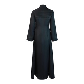 chigemianbaoba Church Clergy Dress for Women Long Sleeve Pulpit Minister Liturgical Robe (XXL) Black