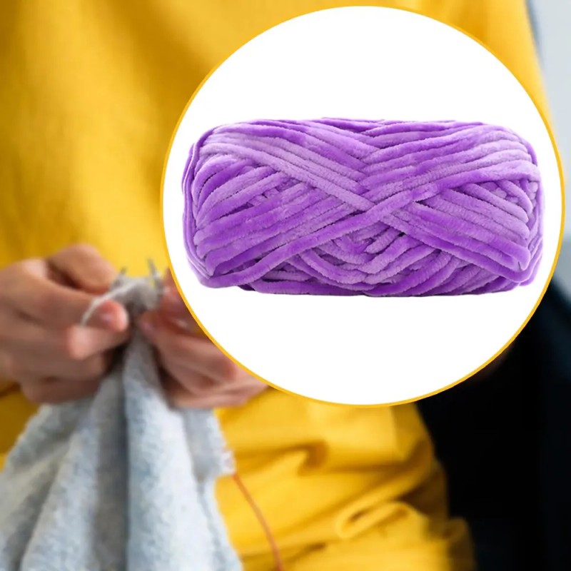 Thick Chunky Yarn Bulky Giant Wool Yarn Bulky Yarn Purple