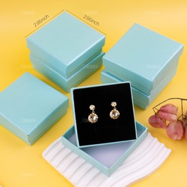 AUEAR, 6 Pcs Jewelry Box Gift Cardboard Jewelry Boxes with Lids Packaging for Earring Bracelet Necklace Watches