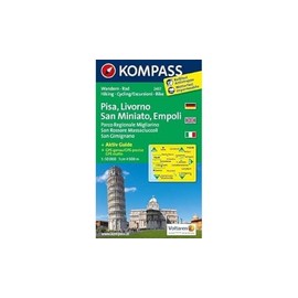 Carta escursionistica n. 2457. Pisa, Livorno, San Miniato, Empoli