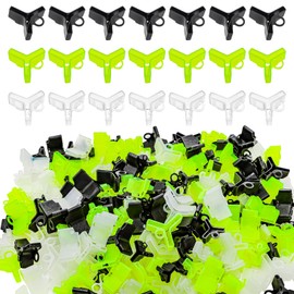 ZENFUN 300 Pcs Treble Hook Covers, Fishing Hooks Protector Assorted Sizes, Bulk Treble Hooks Bonnets, Fish Hook Guard Safety Cap Protector, 5 Sizes