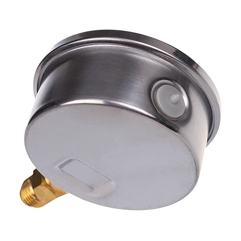 Stainless steel radial pressure gauge D.63 mm with 1/4 glycerine