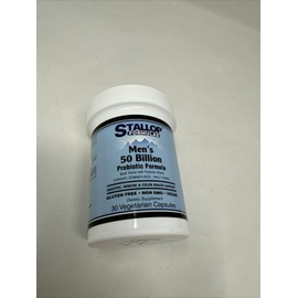 Stallop Formulas Men’s 50 Billion Probiotic Formula 30 Veg Capsules Exp 07/2025.