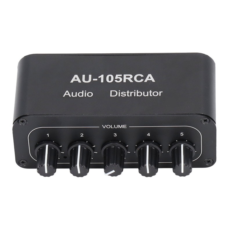 Bi Directional Audio Switcher High Fidelity 5 Way Audio Switch