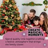Bead Garland Luxury Christmas Tree Decoration SNOWFLAKE White,Rose Gold,Pearl (8m