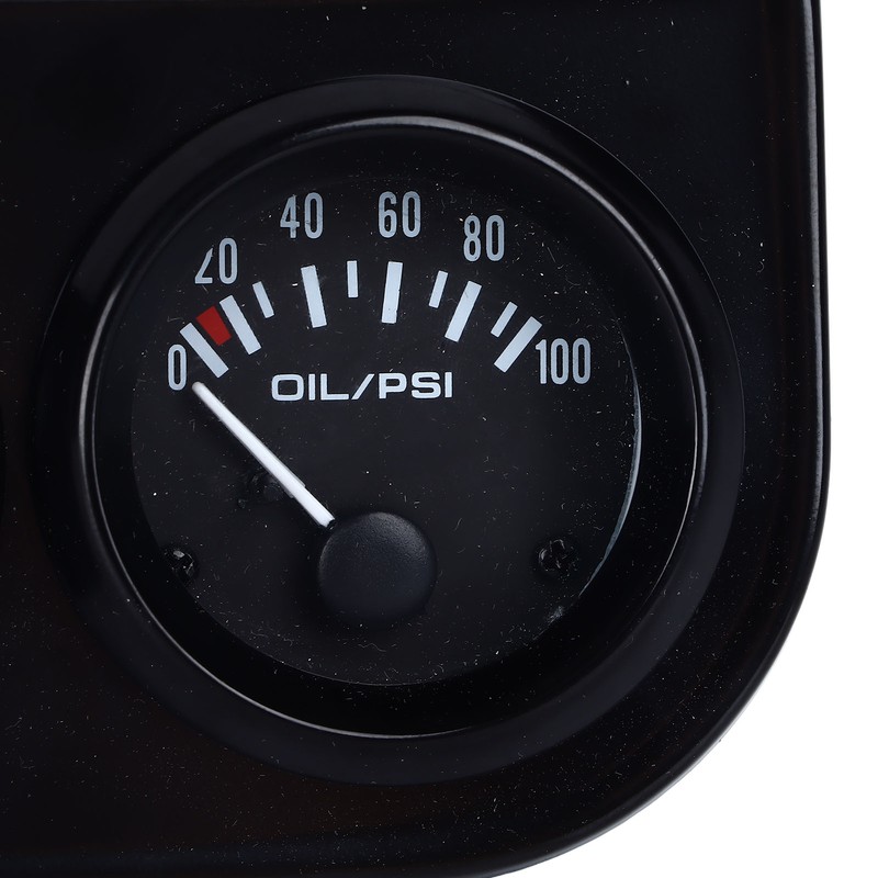 3 in 1 Car Triple Gauge Kit Multifunctional Mechanical Voltmeter