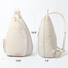 VELADAY Pickleball Bag for Women Chic Quilted Sling Bag, Fits