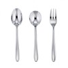 COMIART Stainless Steel Toddlers kids Spoon and Fork Set, 3-piece