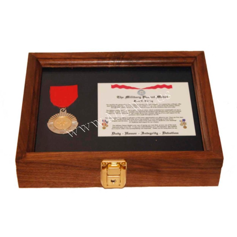 Military Parents Medal and Certificate