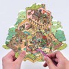 4 Sets DIY 3D Fun Big Size House Scenes Stickers