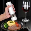 Electric Pepper Grinder Black Usb Charging High Hardness Wear Resistant