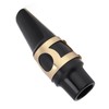 Alto Sax Saxophone ABS Mouthpiece with Cap Metal Buckle Reed