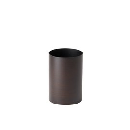 FUJIEI DS-02 Tasper Trash Bin, L 2.8 gal (6.8 L), Wood Grain