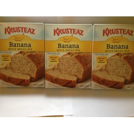 Krusteaz Banana Quick Bread 15 OZ (Pack of 3)
