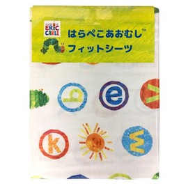 baby.e-sleep Harapeko Double Gauze Fitted Sheet, Made in Japan, 47.2 inches (120 cm)
