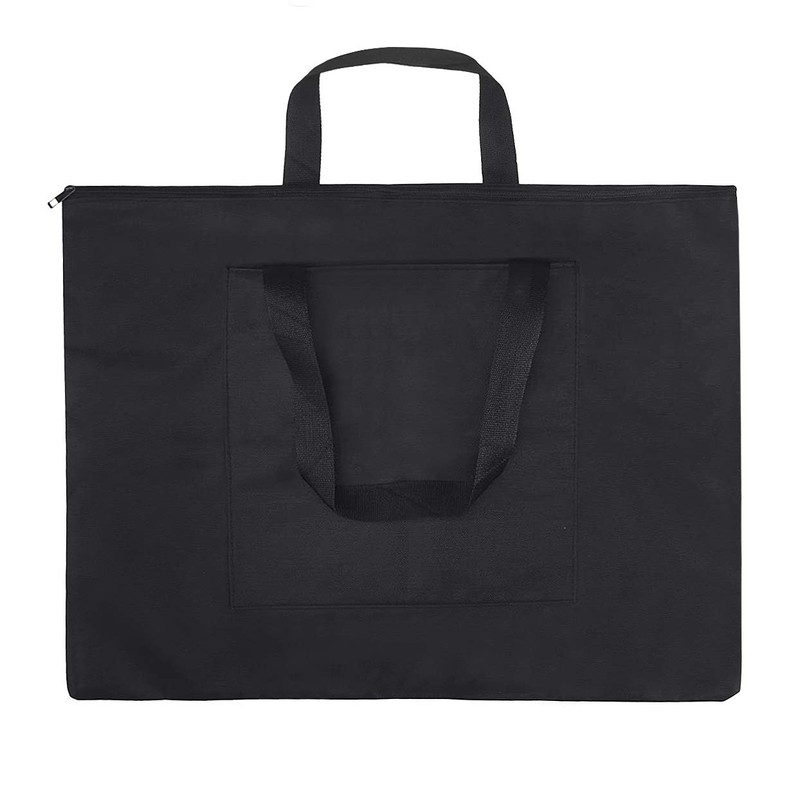 A2 Waterproof Canvas Drawing Painting Board Bag,Black Drawing Sketching Painting