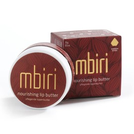 Mbiri Nourishing Lip Butter, 100% Natural Cosmetics (1 x 15 g)