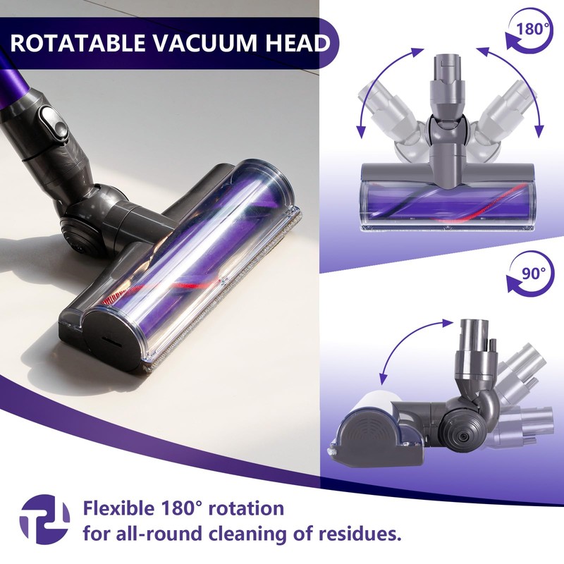 OTTWL Replacement Head Compatible with Dyson V6 DC58 DC59 DC62