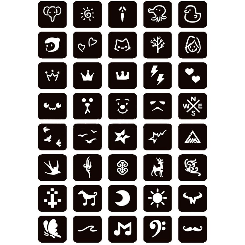 Moricher Temporary Henna Tattoo Kit by Moricher – 5 Inks,