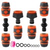 CAKKVDE 10pack Garden Hose Connector for Hose Pipe, Outside Tap