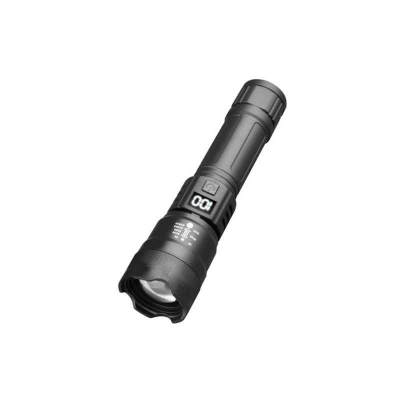 BY-J LED Flashlights, High Powered Super Bright Tactical Flashlight, Rechargeable,