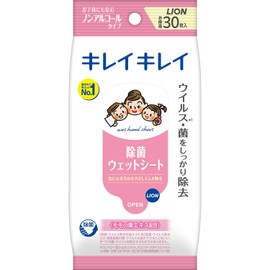 Kirei Kirei Wet Wipes, Non-Alcoholic, 30 Sheets