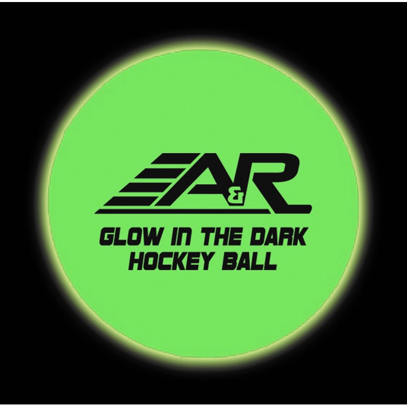 A&R Glow in the Dark Street Hockey Ball,Tie-Dye