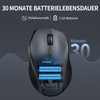 TECKNET Bluetooth Maus, 4800 DPI Maus Kabellos (Tri-Mode: BT 5.0/3.0