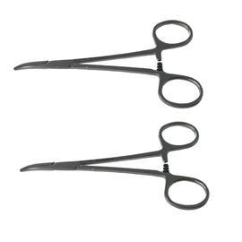 OSUNG Mosquito Hemostat, Curved, 5", HTM130C, 2 pcs