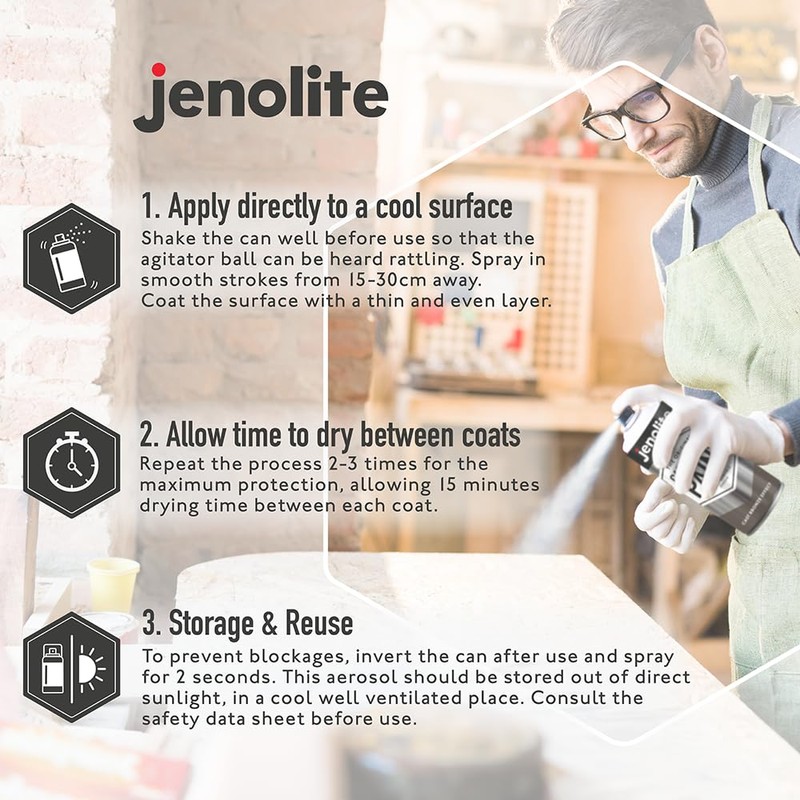 JENOLITE Cast Effect Spray Paint | BRONZE | Creates Look