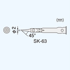 Soldering Iron Tip for Engineer SK-60 Series SK-63