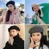 WinsGreat Beret Women's Knit Artist Hat, Wool Blend, Size Adjustable,