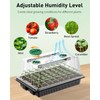 Pawfly Seed Starter Trays, 2 Pack 80 Cells Seed Starter