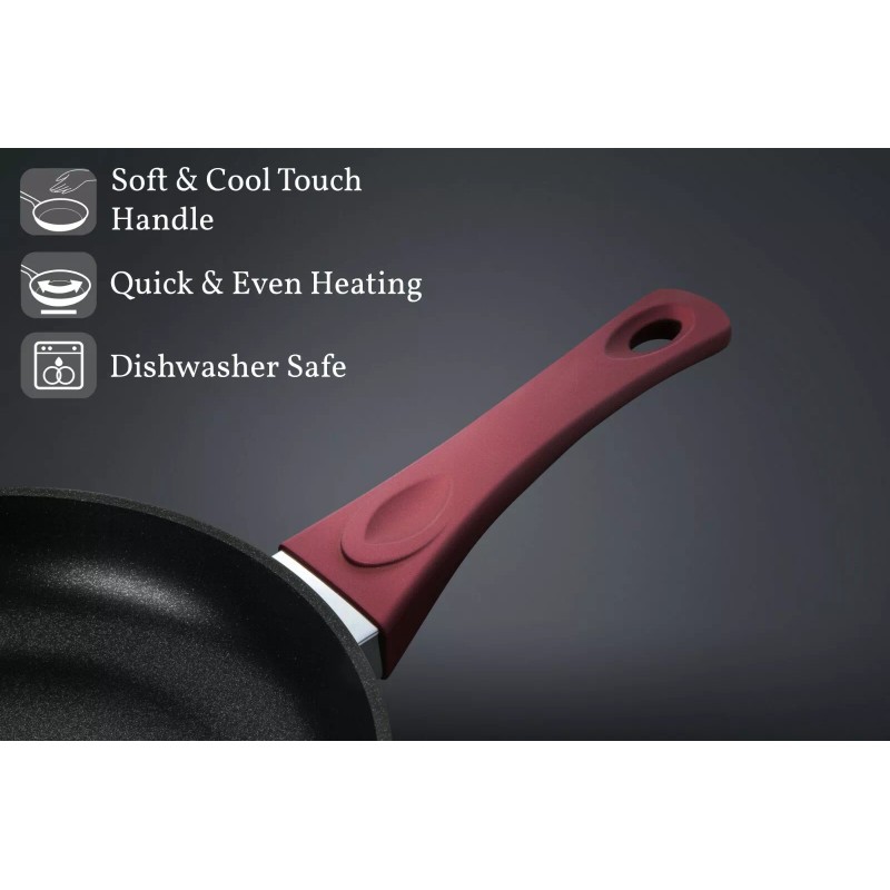 Saflon Titanium Nonstick 2-Piece Frying Pan Set PFOA Free, Dishwasher