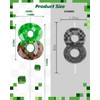 Number 8 Green Pixel Birthday Candle, 2.68 Inch Green Miner