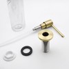 EADOT Deck Mounted Brass Kitchen Sink Soap Dispenser or Lotion