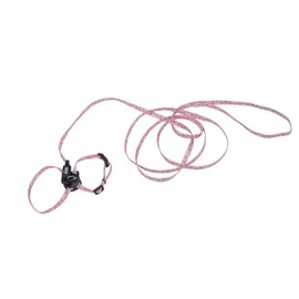 Coastal - Li’l Pals Adjustable Kitten Harness and Leash Combo - Pink and Purple Daisy Multi-Color - 3/8” x 6"-10”