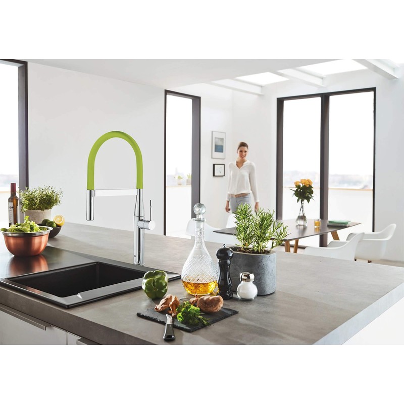 Grohe 30321DG0 Essence New Semi-Pro Faucet Hose in Red