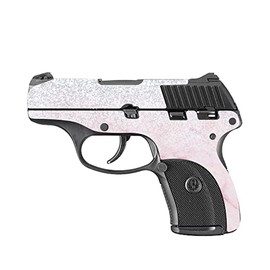 MightySkins Glossy Glitter Skin Compatible with Ruger LC9 9mm 3.12 Barrel - Girly Marble Dazzle | Protective Durable High-Gloss Glitter Finish | Easy to Apply & Change Styles | Made in The USA