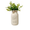 Artificial Flowers with Vase, Mason Jars Centerpiece Decorations Table Centerpiece