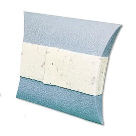 At Peace Memorials Journey Biodegradable Cremation Urn for Water/Earth Burial Adult 220 Cubic inches (Aqua Blossom)